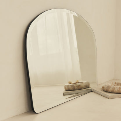 Vienne - Grand miroir sans cadre à biseau 95 cm x 70 cm pour manteau de cheminée