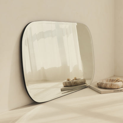 Vienne - Grand Miroir Biseauté Sans Cadre Courbé 100cm x 65cm