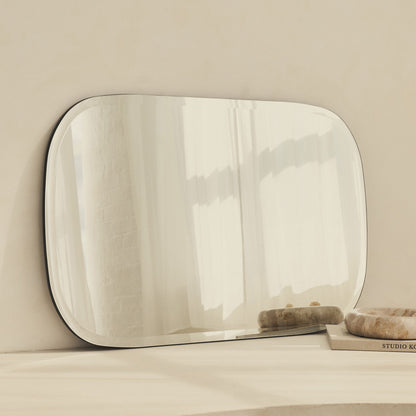 Vienne - Grand Miroir Biseauté Sans Cadre Courbé 100cm x 65cm