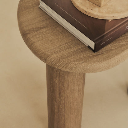 Savanna - Table d'Appoint en Bois Lavé Irregulier