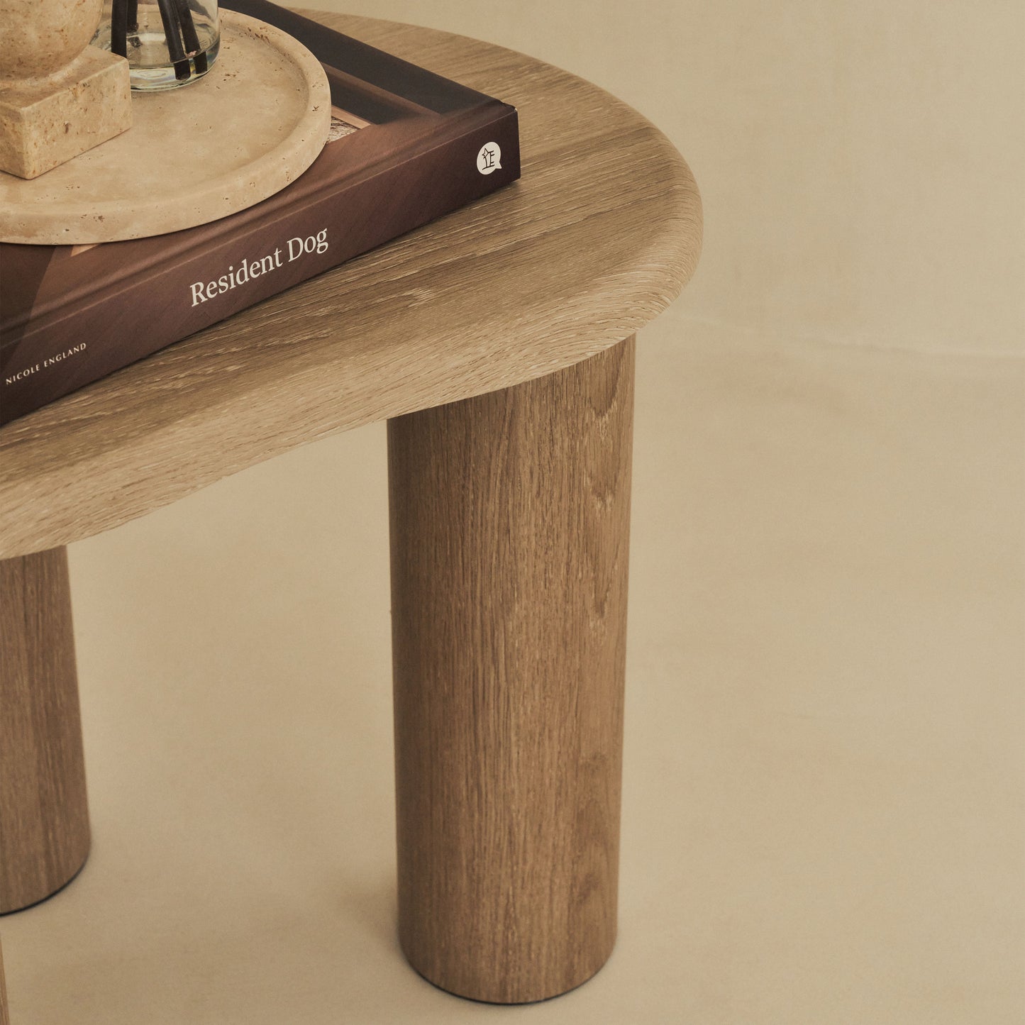 Savanna - Table d'Appoint en Bois Lavé Irregulier
