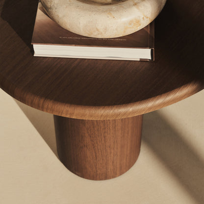Savanna - Grande table basse en bois foncé irrégulier