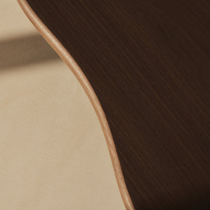 Savanna - Grande table basse en bois foncé irrégulier