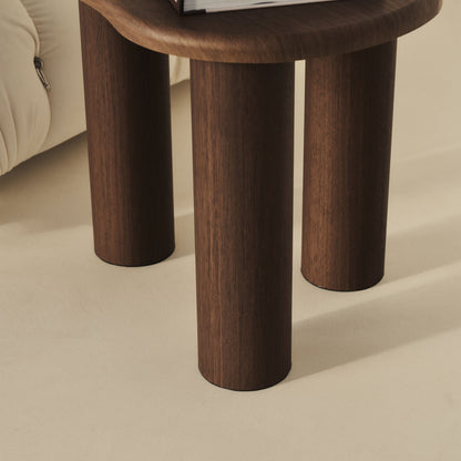 Savanna - Table d'appoint en bois irrégulier foncé