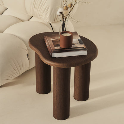 Savanna - Table d'appoint en bois irrégulier foncé