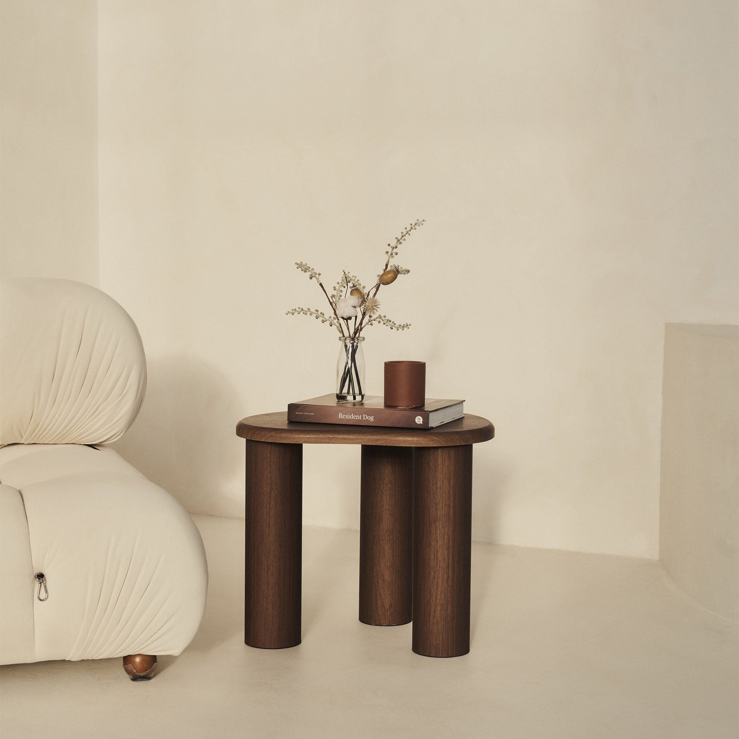 Savanna - Table d'appoint en bois irrégulier foncé