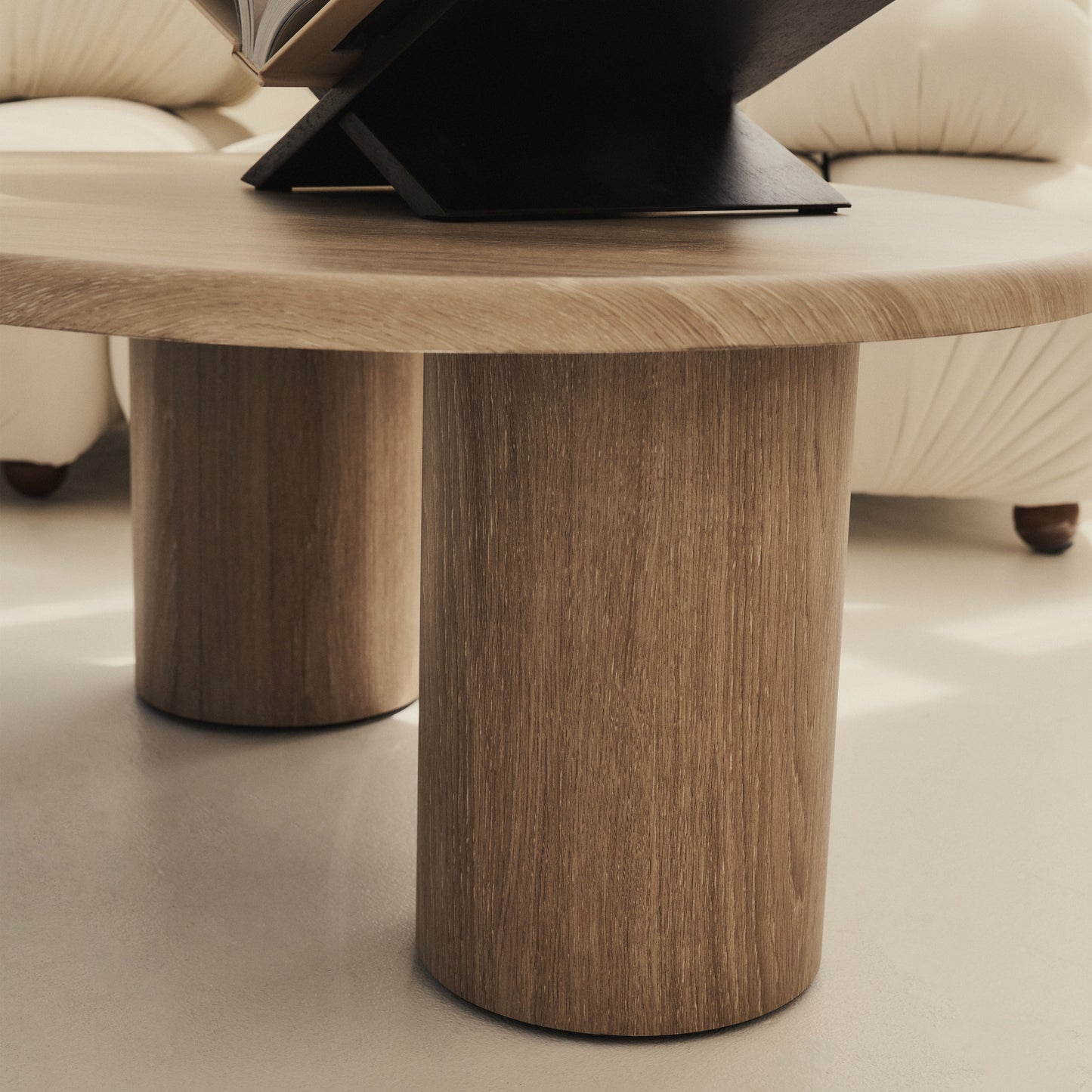 Savanna - Grande table basse en bois irrégulier lavé
