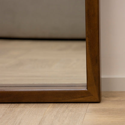 Tamara - Miroir en noyer arqué extra large pleine longueur 190cm x 110cm