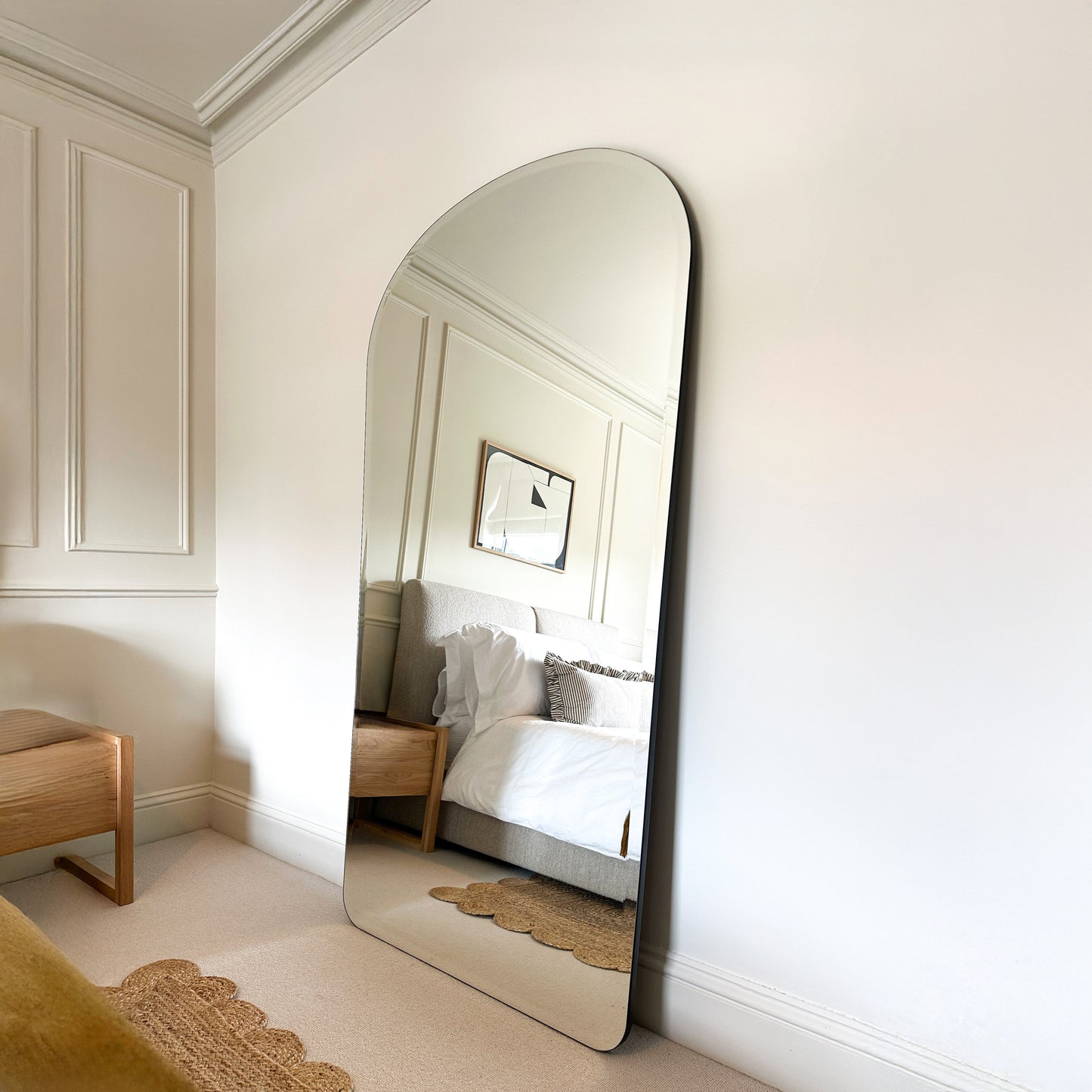 Vienna - Miroir biseauté sans cadre extra grand pleine longueur 180cm x 95cm