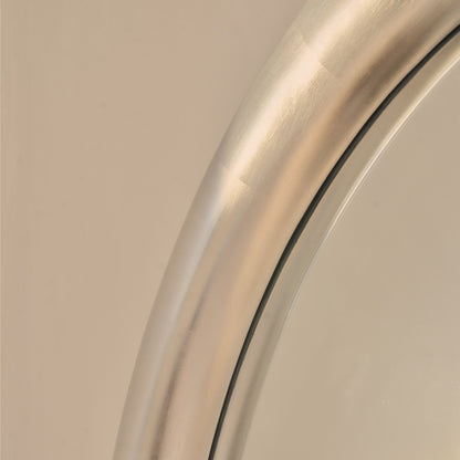 Obsidian - Miroir Extra Large Arqué Pleine Longueur Chrome Brossé 200cm x 120cm