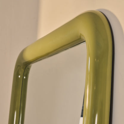 Obsidienne - Miroir Rectangulaire Pleine Longueur Olive Brillant Extra Large 200cm x 120cm