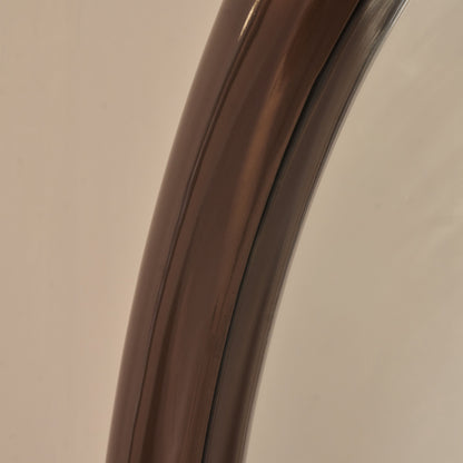 Obsidienne - Miroir Extra Large Arqué Pleine Longueur Chocolat Brillant 200cm x 120cm