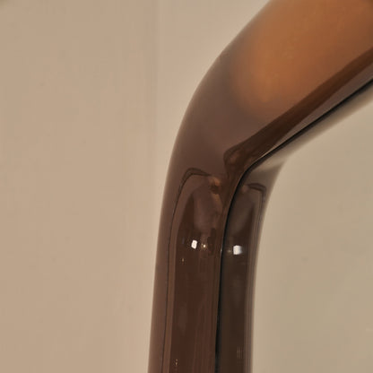 Obsidienne - Miroir Rectangulaire Pleine Longueur Extra Large 200cm x 120cm Finition Chocolat Brillant
