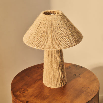 Erba - Lampe de table à abat-jour en jute Coolie