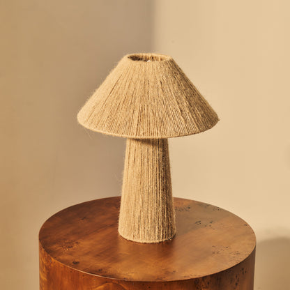 Erba - Lampe de table à abat-jour en jute Coolie