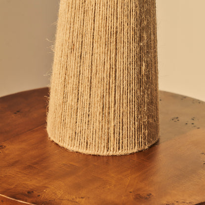 Erba - Lampe de Table Large avec Abat-jour en Corde de Jute Coolie