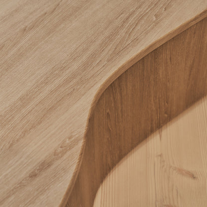 Arlo - Table basse extra large irrégulière en bois lavé