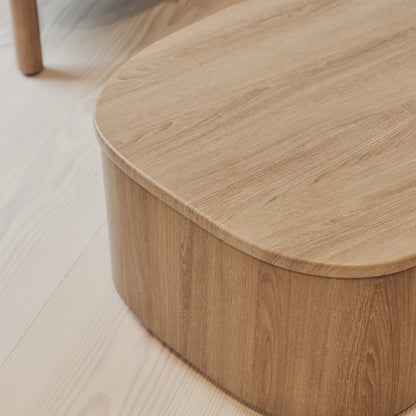 Arlo - Table basse extra large irrégulière en bois lavé