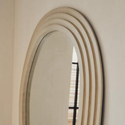 Luciana - Miroir Extra Large en Béton Irregular Pleine Longueur 200cm x 115cm