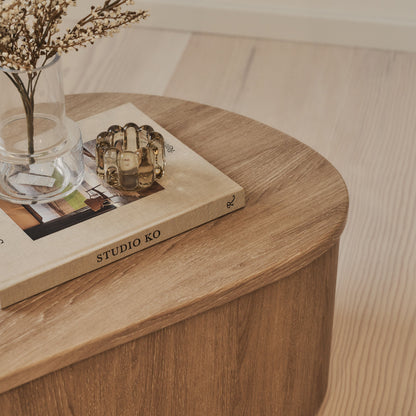Arlo - Table basse extra large irrégulière en bois lavé