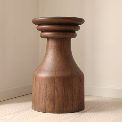 Oribi - Table d'appoint rétro en bois foncé