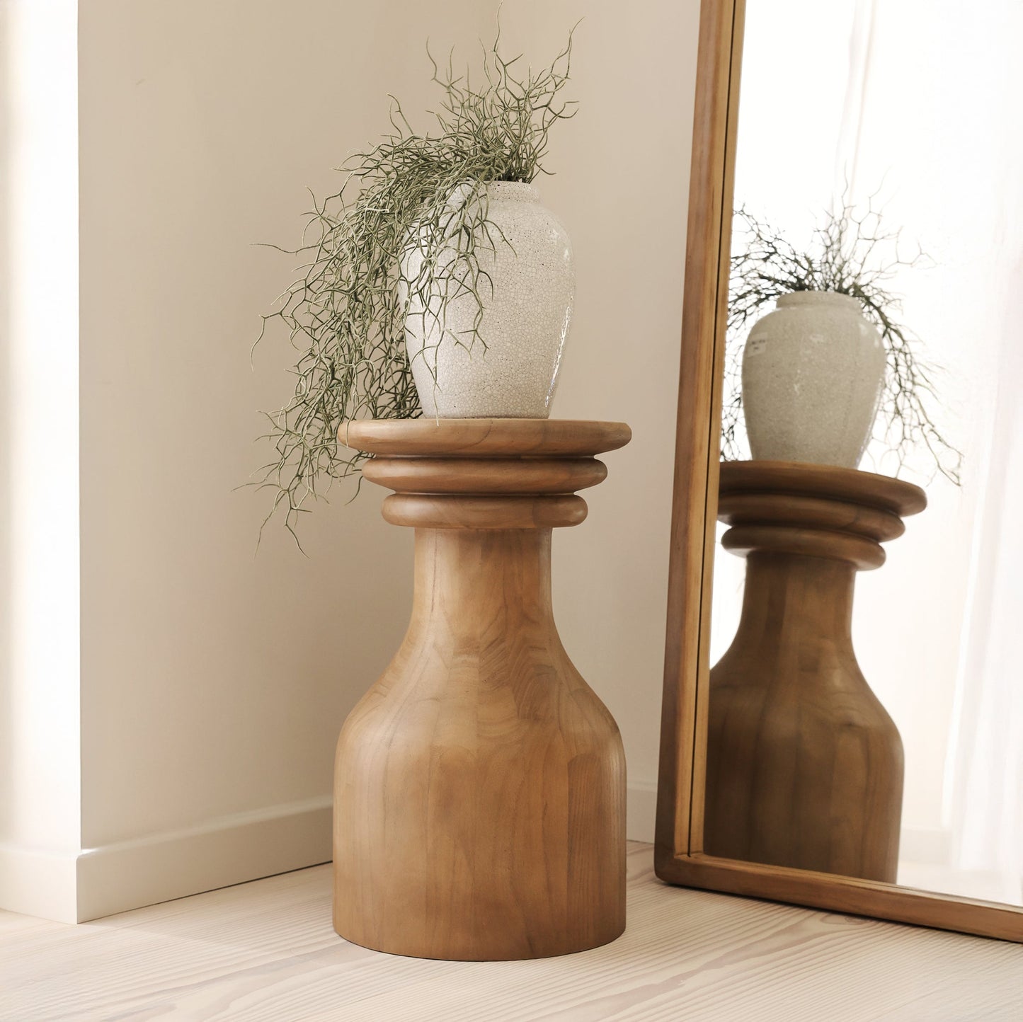 Oribi - Table d'Appoint Rétro en Bois Chaud