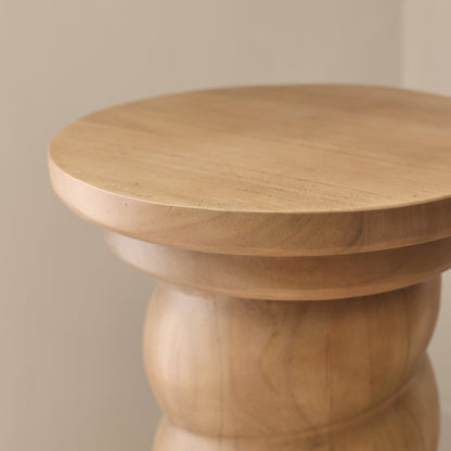 Cassia - Table d'Appoint Rétro en Bois Chaud