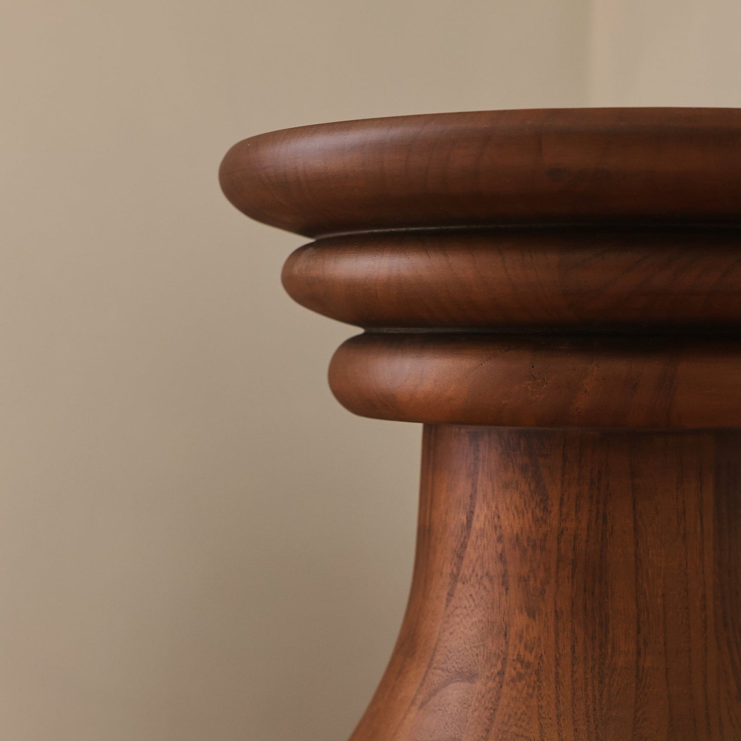 Oribi - Table d'appoint rétro en bois foncé
