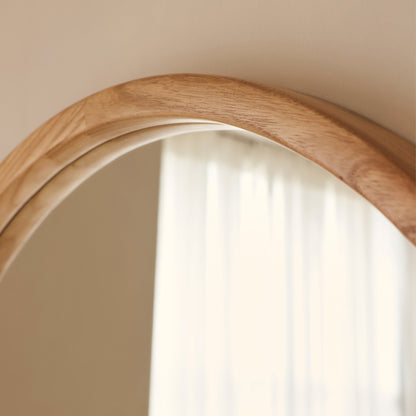 Arden - Miroir en bois clair arqué pleine longueur 175cm x 95cm
