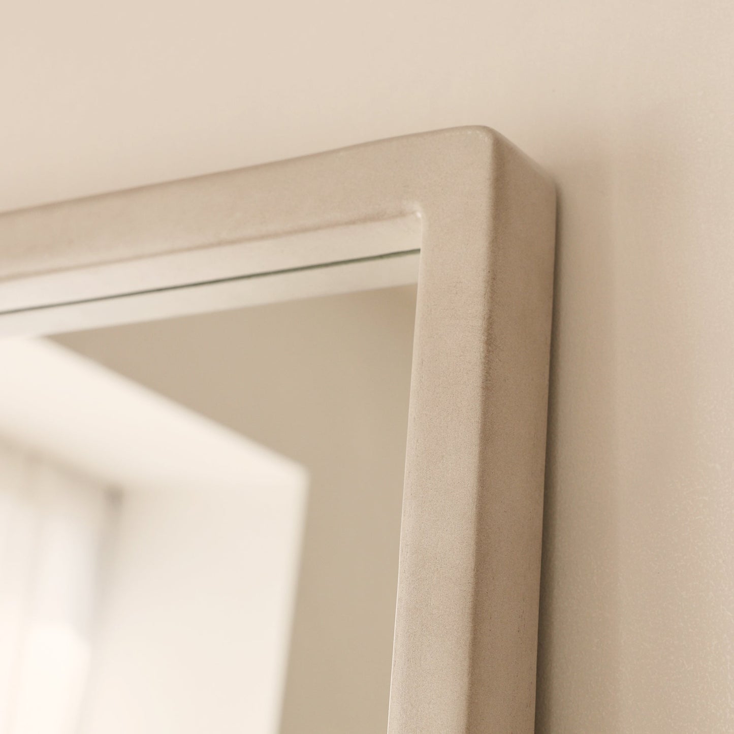 Arden - Miroir en bois pleine longueur béton 180cm x 80cm