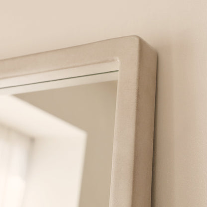 Arden - Miroir en bois pleine longueur béton 180cm x 80cm