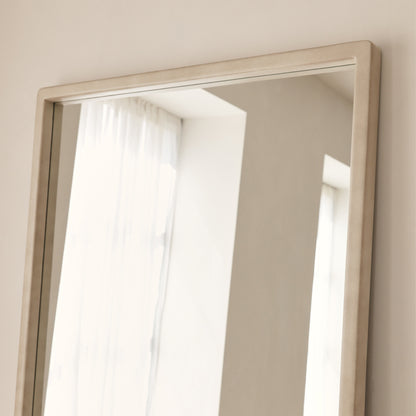 Arden - Miroir en bois pleine longueur béton 180cm x 80cm