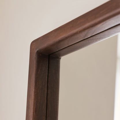 Arden - Miroir en bois foncé pleine longueur 180 cm x 80 cm