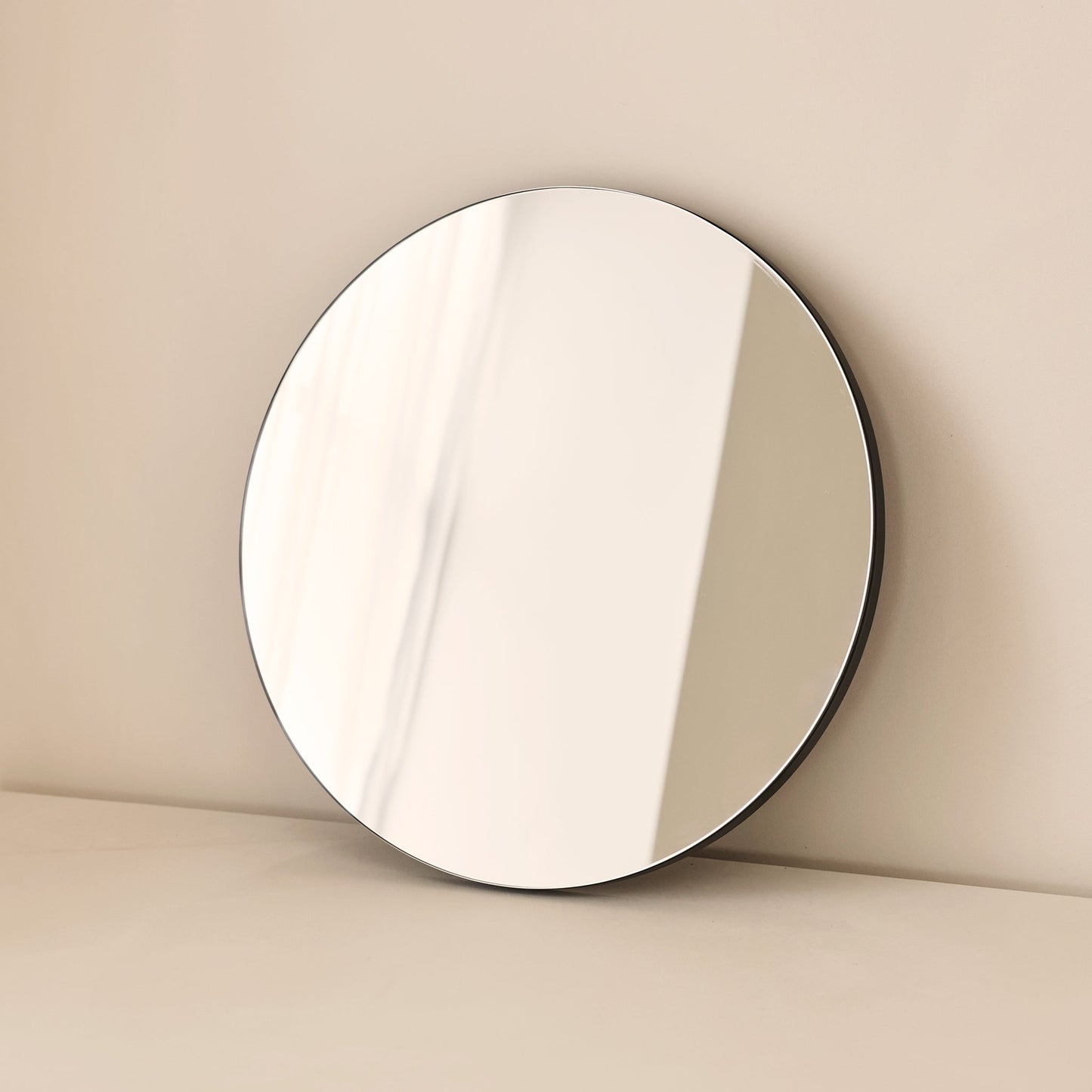 Edge - Miroir Mural Rond Sans Cadre 40cm x 40cm