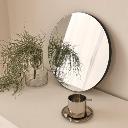Edge - Miroir Mural Rond Sans Cadre 40cm x 40cm