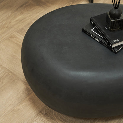 Zola - Table basse galet onyx minimaliste grande