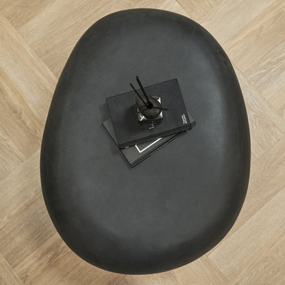 Zola - Table basse galet onyx minimaliste grande