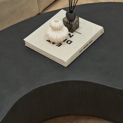 Leonardo - Grande Table Basse Minimaliste Forme Onyx