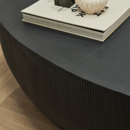 Leonardo - Grande Table Basse Minimaliste Forme Onyx