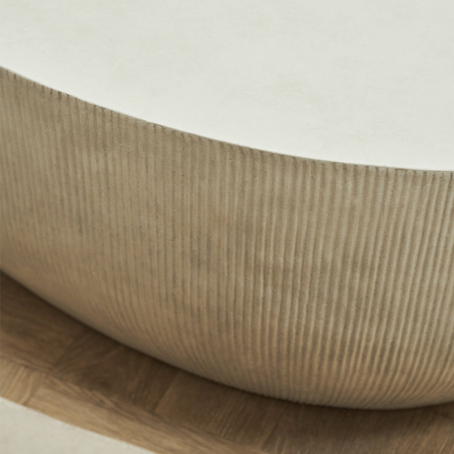Leonardo - Grande Table Basse Minimaliste en Béton Forme