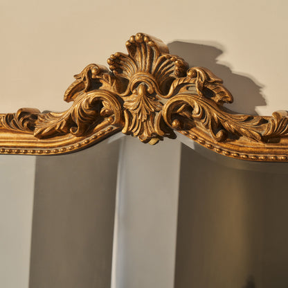 James - Miroir Arqué Doré Pleine Longueur 189cm x 80cm