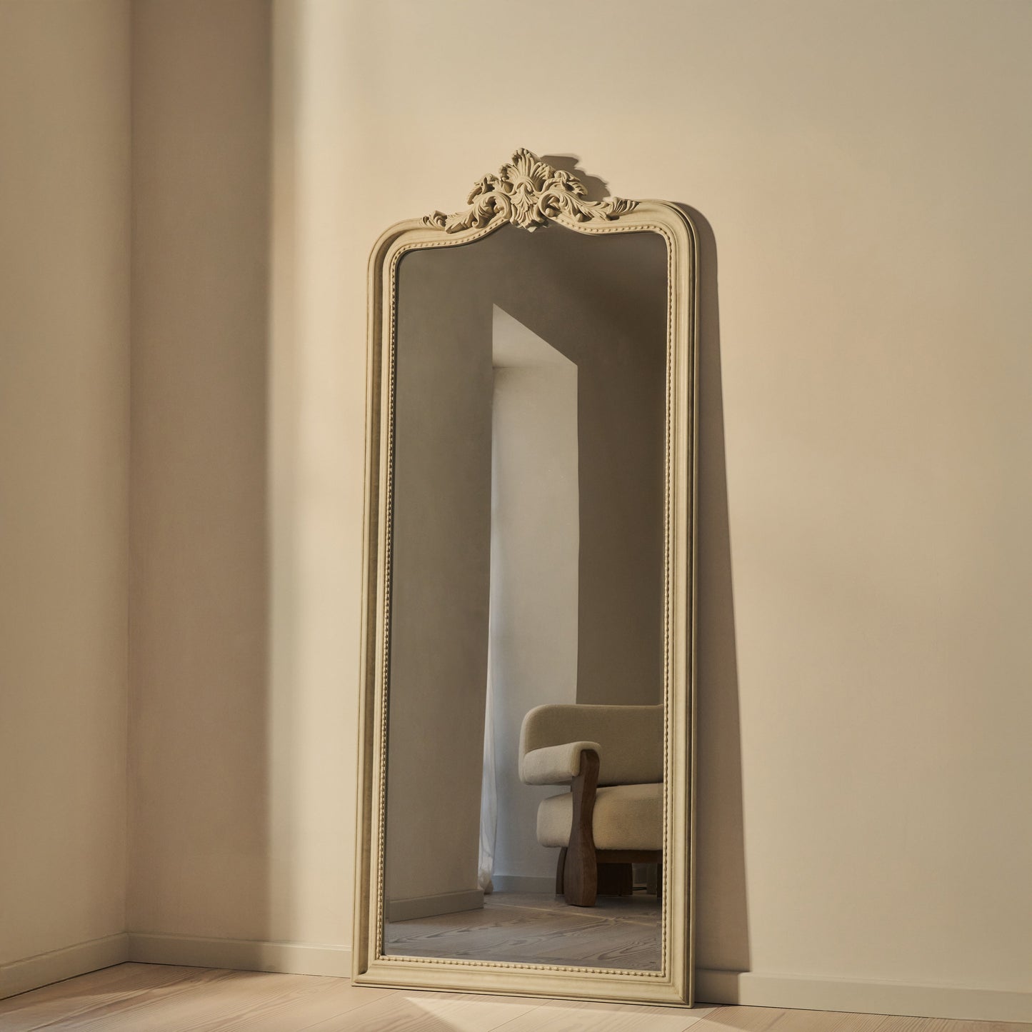 James - Miroir Arche Pleine Longueur en Béton 189cm x 80cm