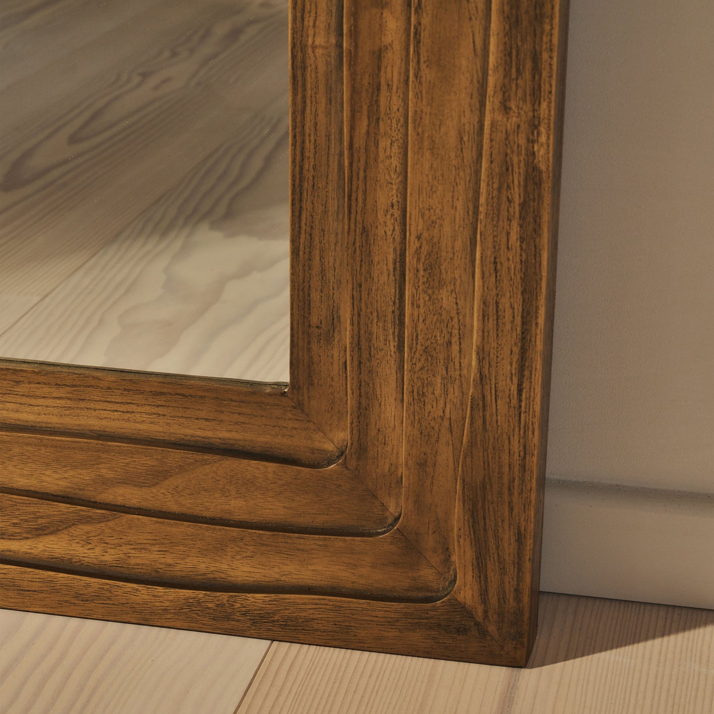 Lucelle - Miroir Arqué Extra Large en Bois