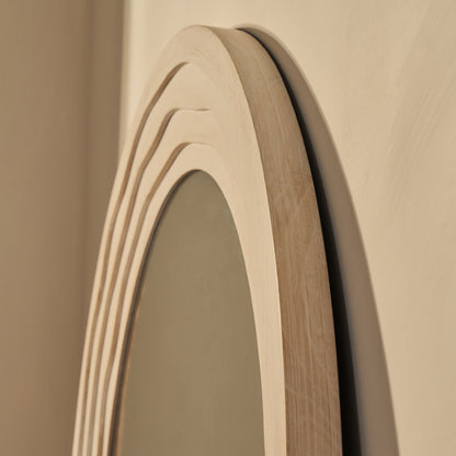Lucelle - Miroir Arqué Extra Large en Bois