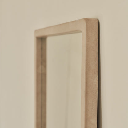 Arden - Miroir en bois pleine longueur béton 140cm x 45cm