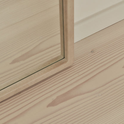 Arden - Miroir en bois pleine longueur béton 140cm x 45cm