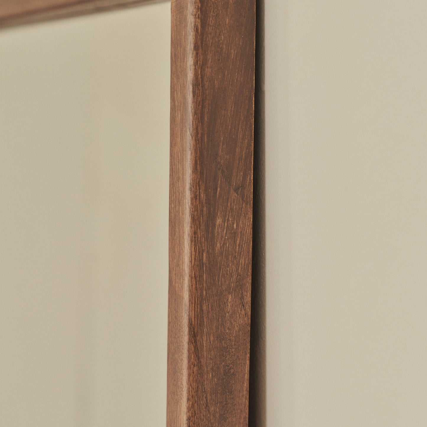 Arden - Miroir en bois foncé pleine longueur 140cm x 45cm