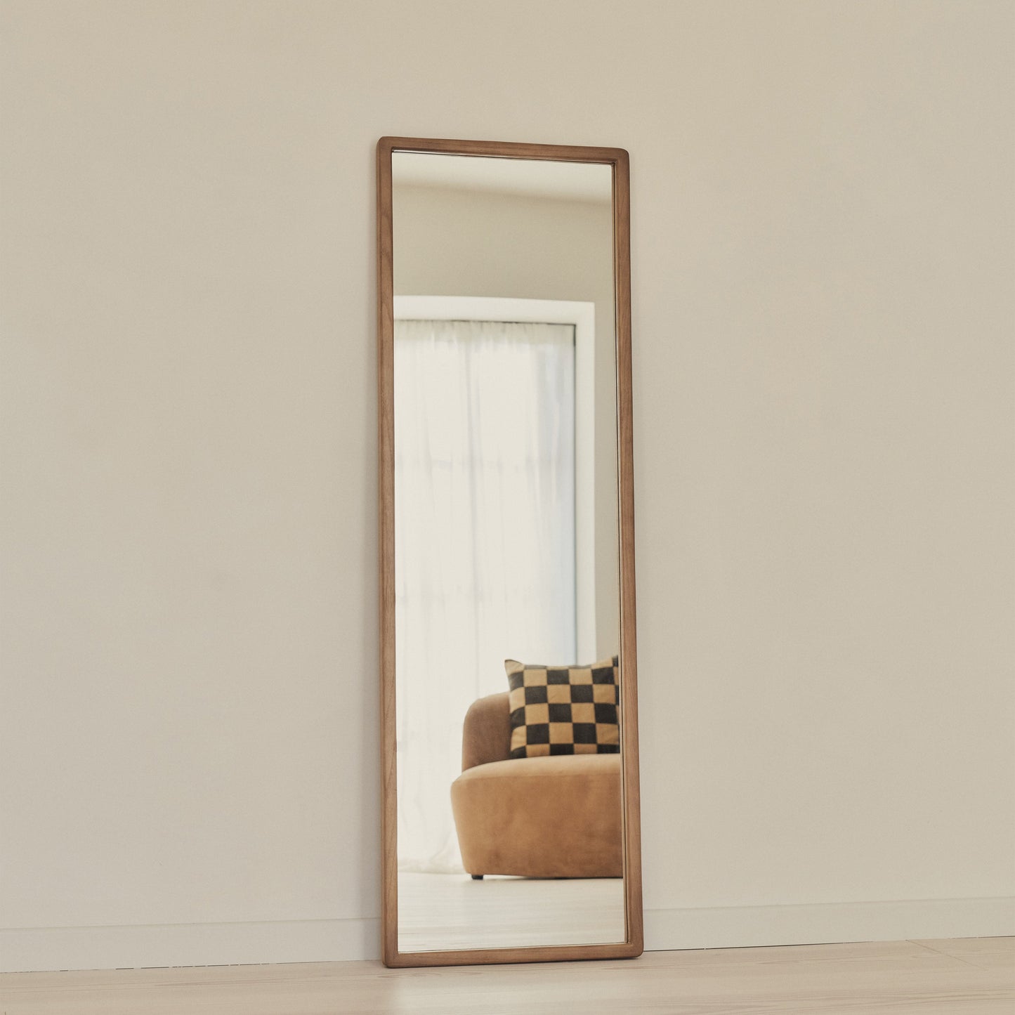 Arden - Miroir en bois plein longueur 140 cm x 45 cm Warm Wood