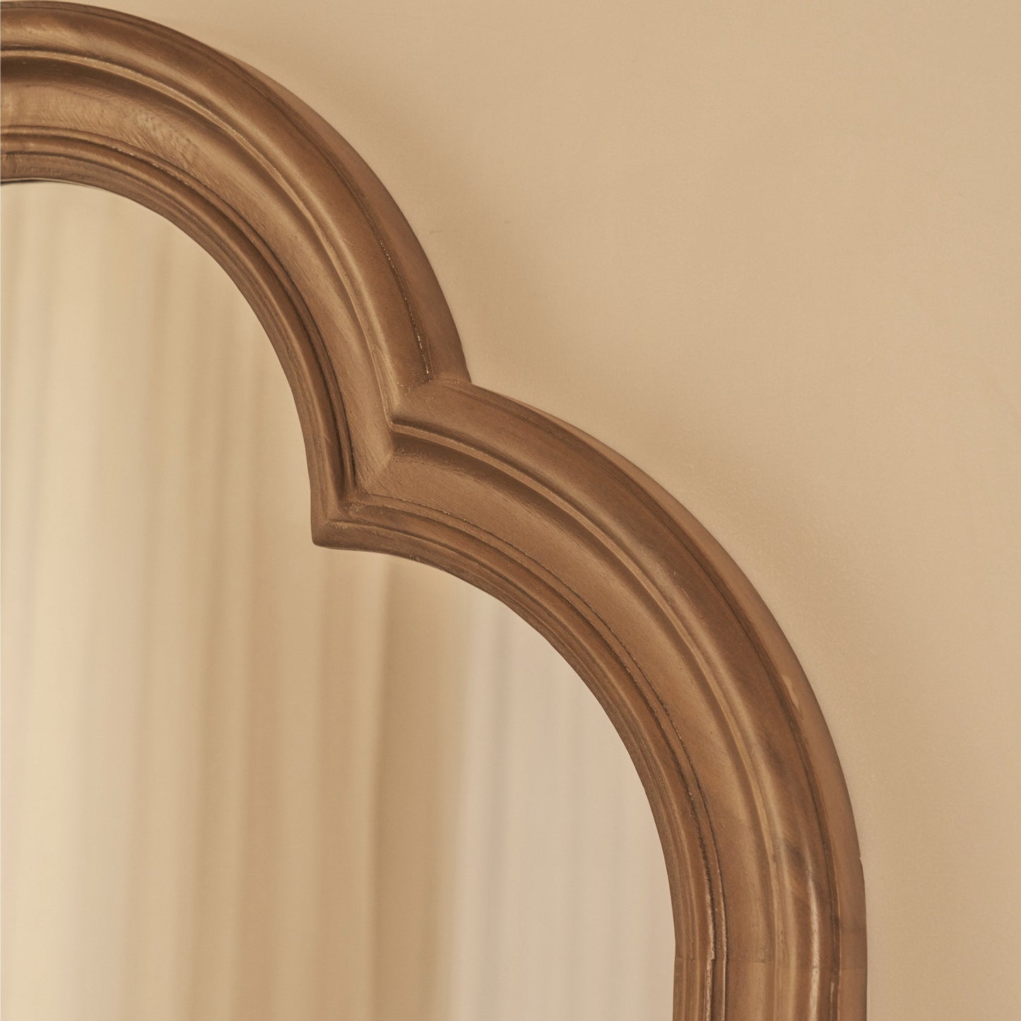 Melilla - Miroir Arqué en Bois Lavé 120cm x 80cm