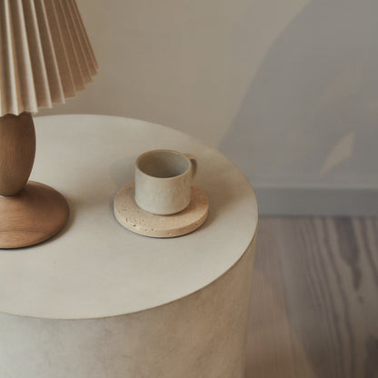Luciana - Table d'appoint ronde en béton